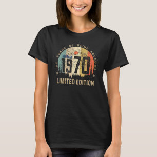 Vintage 1970 52e Verjaardag 52 jaar oud T-shirt