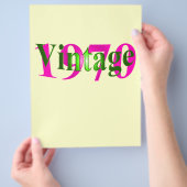 Vintage 1970 flyer (Hand)