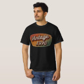 VINTAGE 1970 RETRO KLASSIEK CADO  T-SHIRT (Voorkant volledig)