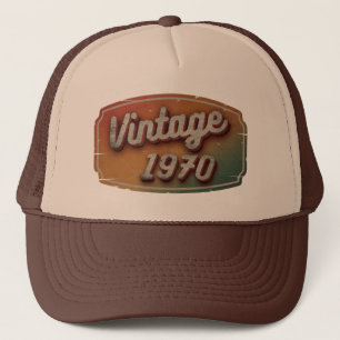 VINTAGE 1970 RETRO KLASSIEKER CADEAU TRUCKER PET