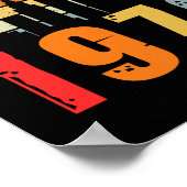 Vintage 1970 uit 1970 poster (Hoek)