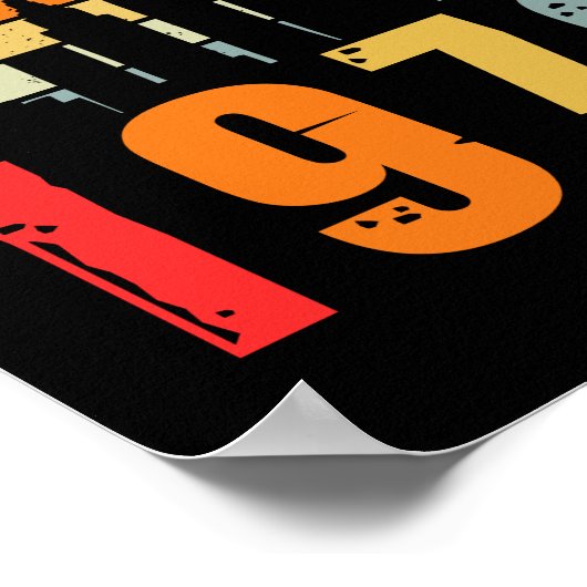 Vintage 1970 uit 1970 poster (Hoek)