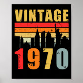 Vintage 1970 uit 1970 poster (Voorkant)