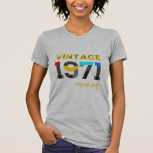 Vintage 1971 Oorspronkelijke onderdelen T-shirt