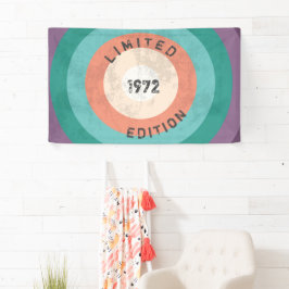Vintage 1972 Gelimiteerde Editie Banner – Retro 54