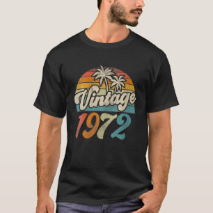 Vintage 1972 gemaakt in 1972 52 jaar t-shirt