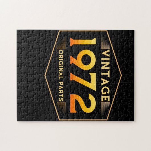 Vintage 1972 legpuzzel (Horizontaal)