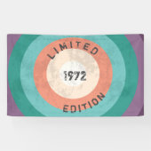 Vintage 1972 Limited Edition Banner – Retro 54th (Horizontaal)