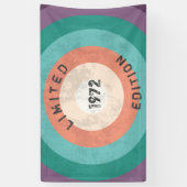 Vintage 1972 Limited Edition Banner – Retro 54th (Verticaal)