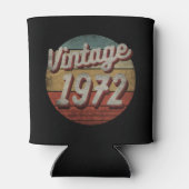 VINTAGE 1972 MANNEN VROUWEN BIRTHDAY GIFT BLIKJESKOELER (Achterkant)