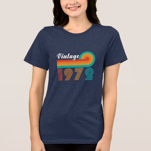 Vintage 1972 Tri-Blend shirt (Voorkant)