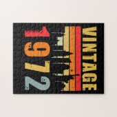Vintage 1972 uit 1972 legpuzzel (Horizontaal)