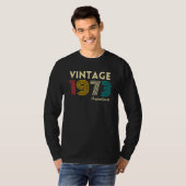 Vintage 1973 51ste verjaardag t-shirt (Voorkant volledig)