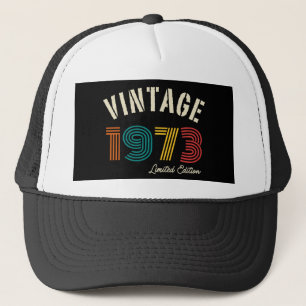 Vintage 1973 51ste verjaardag trucker pet
