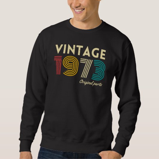 Vintage 1973 53e verjaardag trui (Voorkant)