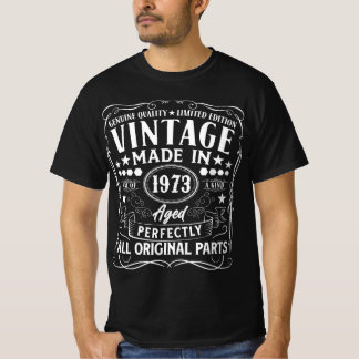Vintage 1973 – Leeftijd Perfect Design T-shirt