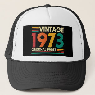 Vintage 1973 Limited Edition 51st Verjaardag Trucker Pet