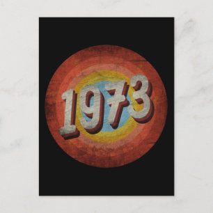 VINTAGE 1973 MANNEN VROUWEN VERJAARDAGSCADEAU BRIEFKAART