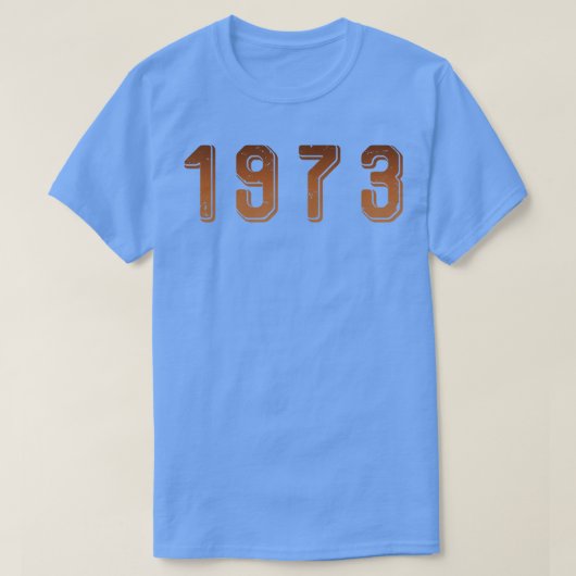 Vintage 1973 t-shirt (Design voorkant)