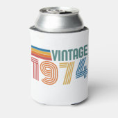 Vintage 1974 50ste verjaardag blikjeskoeler (Blikje Achterkant)