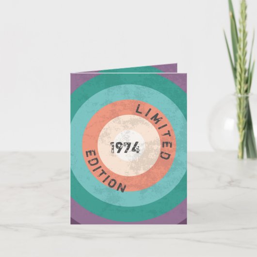 Vintage 1974 gelimiteerde editie 50th Birthday (Voorkant)