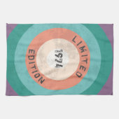 Vintage 1974 gelimiteerde editie 50th Birthday Theedoek (Horizontaal)