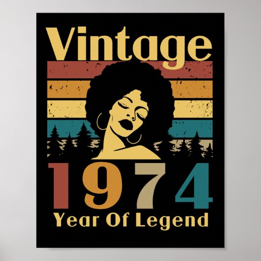 Vintage 1974 poster (Voorkant)