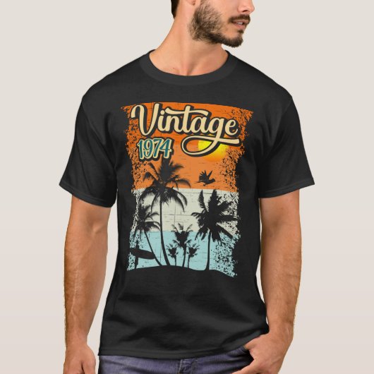 Vintage 1974 t-shirt (Voorkant)
