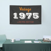 Vintage 1975 Gelimiteerde Editie Cadeaobanner – Re Spandoek (Beurs)