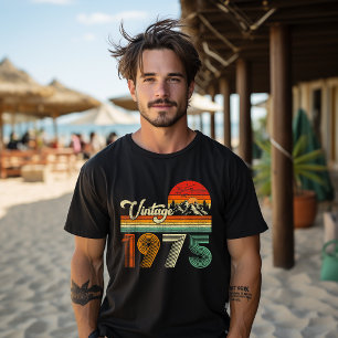 Vintage 1975 Limited Edition 50e Verjaardag  T-shirt