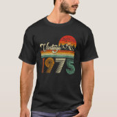 Vintage 1975 Limited Edition 50th Birthday T-shirt (Voorkant)