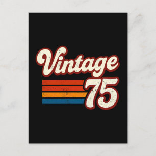 Vintage 1975 Made in 1975 50ste verjaardag 50 jaar Feestdagenkaart