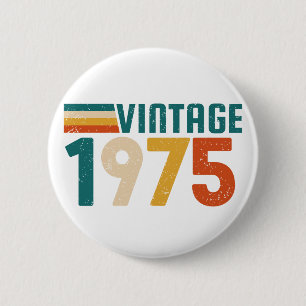 VINTAGE 1975 RONDE BUTTON 5,7 CM