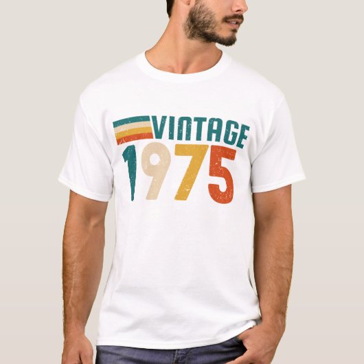 VINTAGE 1975 T-SHIRT (Voorkant)