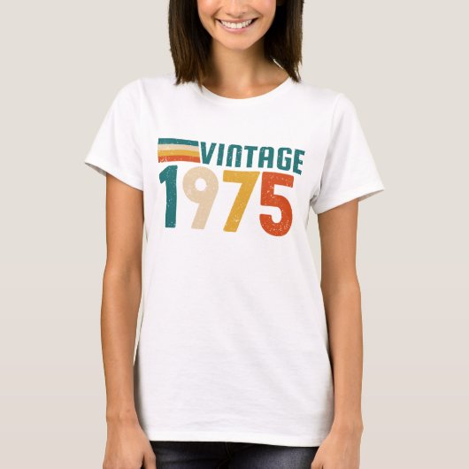 VINTAGE 1975 T-SHIRT (Voorkant)
