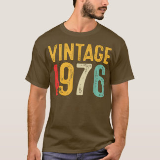 Vintage 1976 46e Man ter nageslachting van de gebo T-shirt