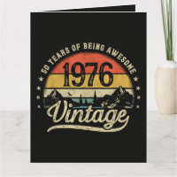 Vintage 1976 50 Jaar Oud 50ste Verjaardag