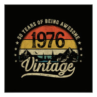 Vintage 1976 50 Jaar Oud 50ste Verjaardag
