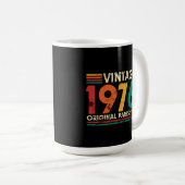 Vintage 1976 50e verjaardag koffiemok (Voorkant rechts)