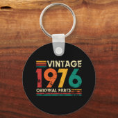Vintage 1976 50ste verjaardag sleutelhanger (Voorkant)