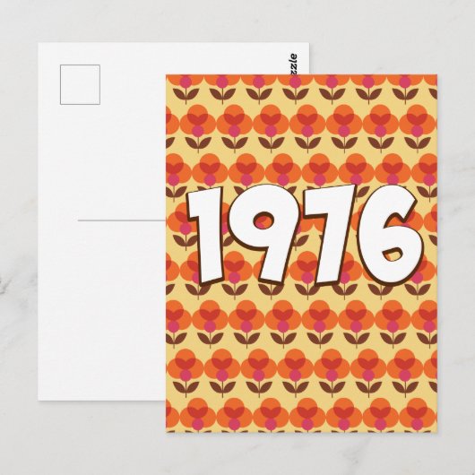 Vintage 1976 briefkaart (Voorkant / Achterkant)