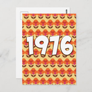 Vintage 1976 briefkaart