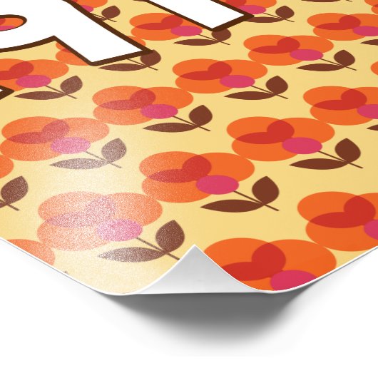 Vintage 1976 foto afdruk (Hoek)