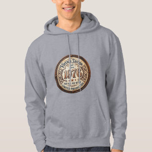 Vintage 1976 Grafische Hoodie