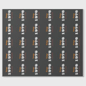 Vintage 1976 – Limited Edition 50e verjaardag Cadeaupapier (Vlak)
