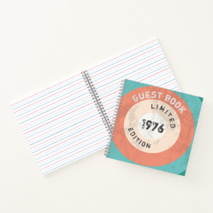 Vintage 1976 limited edition 50th Birthday Notitieboek