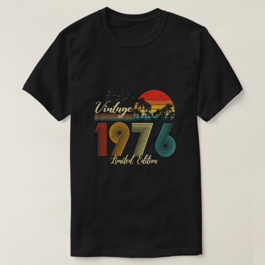 Vintage 1976 Limited Edition T-shirt (Design voorkant)