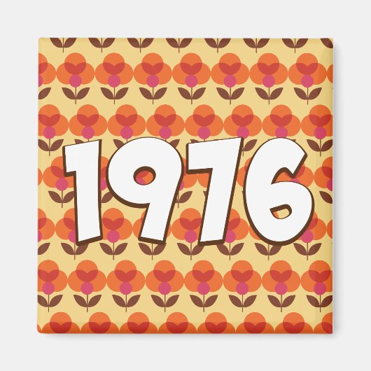 Vintage 1976 magneet (Voorkant)