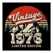 Vintage 1976 Verjaardag Retro 50e Verjaardag Buite