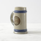 Vintage 1976 Verjaardagsbierpul Bierpul (Voorkant links)